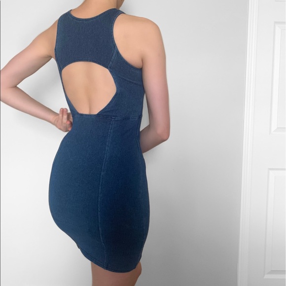 🌻2/$15 dresses - H&M Denim Dress - Picture 1 of 4